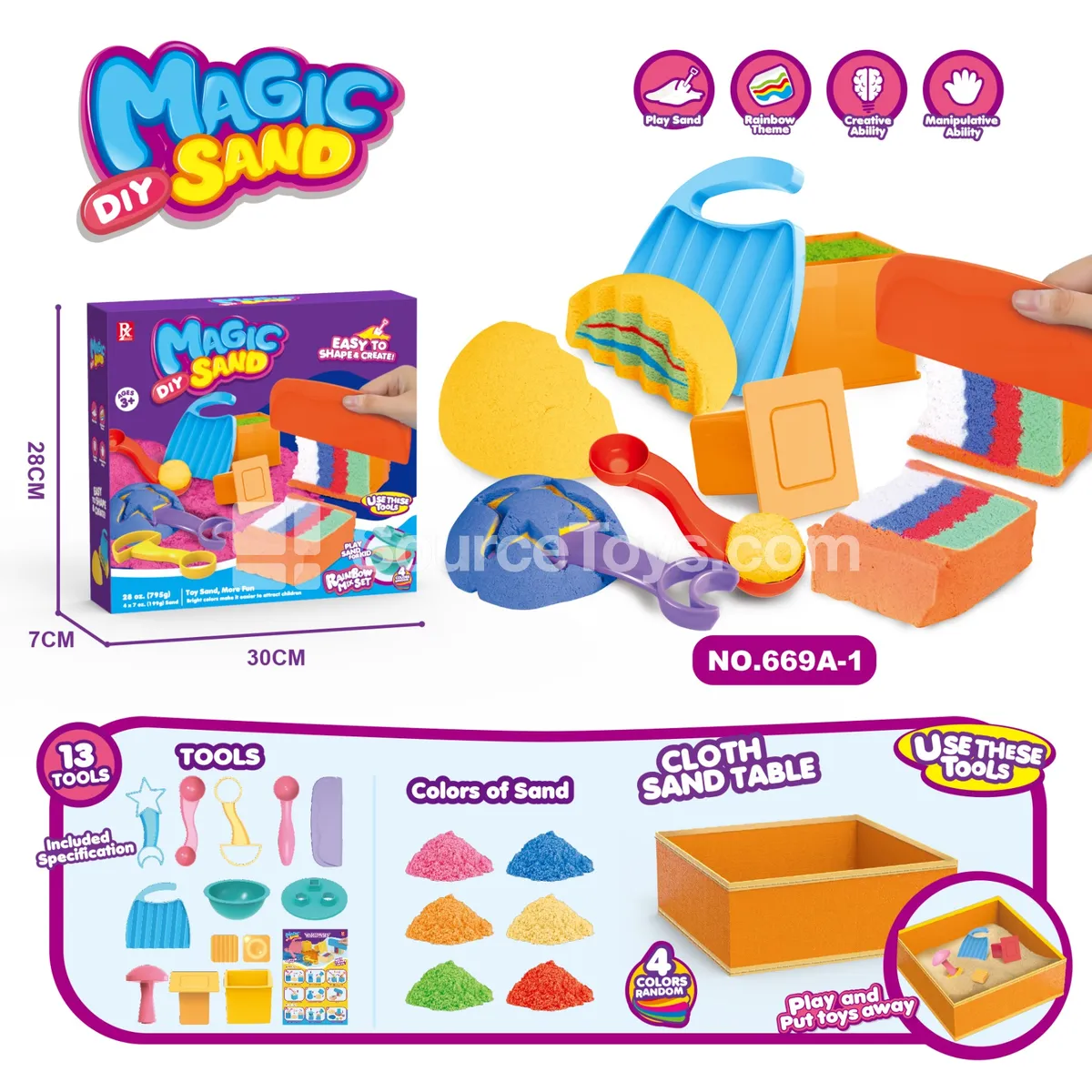 Space Sand Rainbow Set