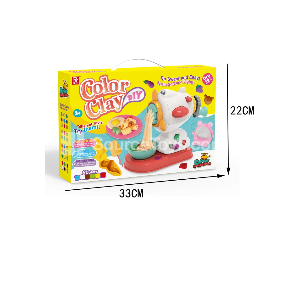 Plane Noodle Maker Pretend-Play Clay Set