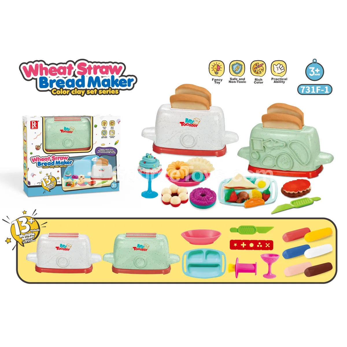 Window Toast Bread Toy Window Toast Bread Toy