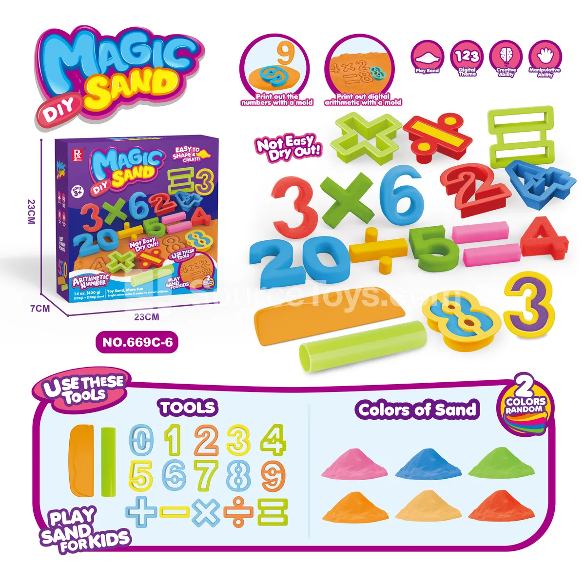 Number Stamp Play Set