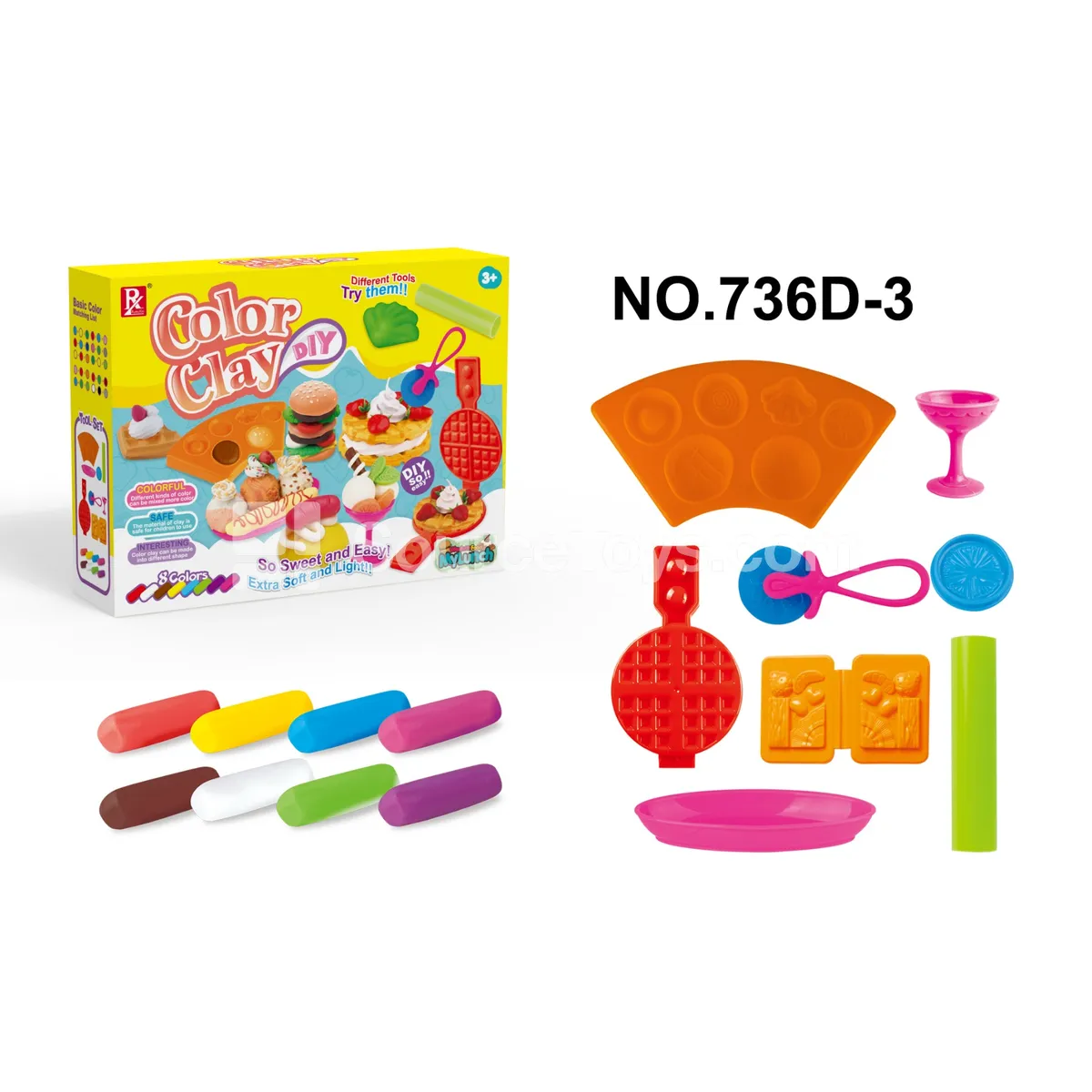 Western Lunch Pretend-Play Clay Set Western Lunch Pretend-Play Clay Set
