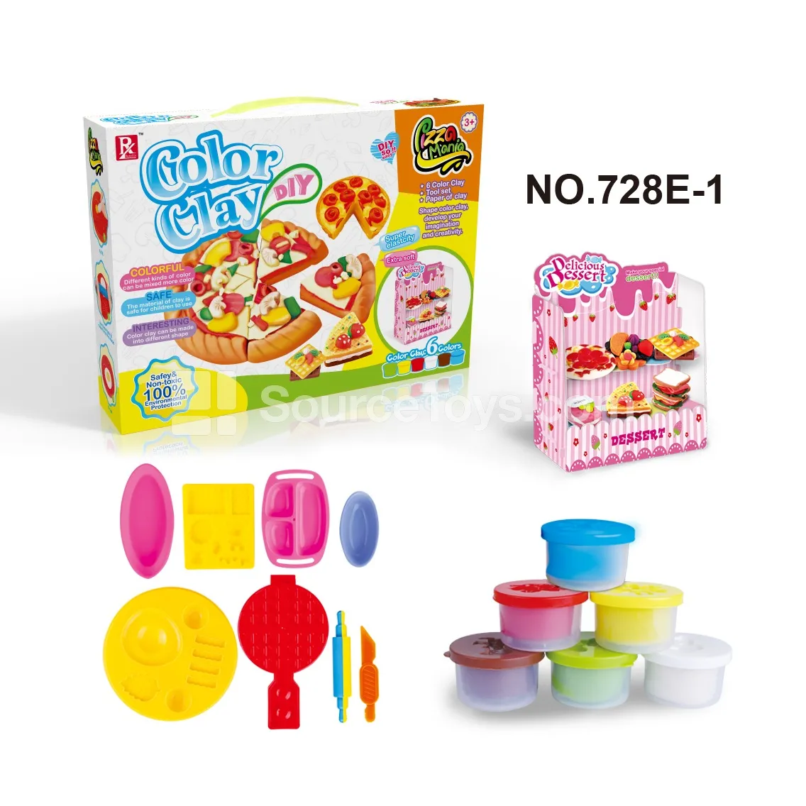 Pretend-Play Pizza Clay Set Pretend-Play Pizza Clay Set