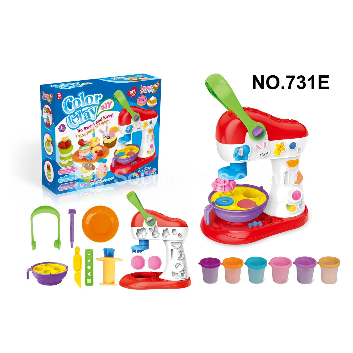 Fancy Cake Set Pretend-Play Clay