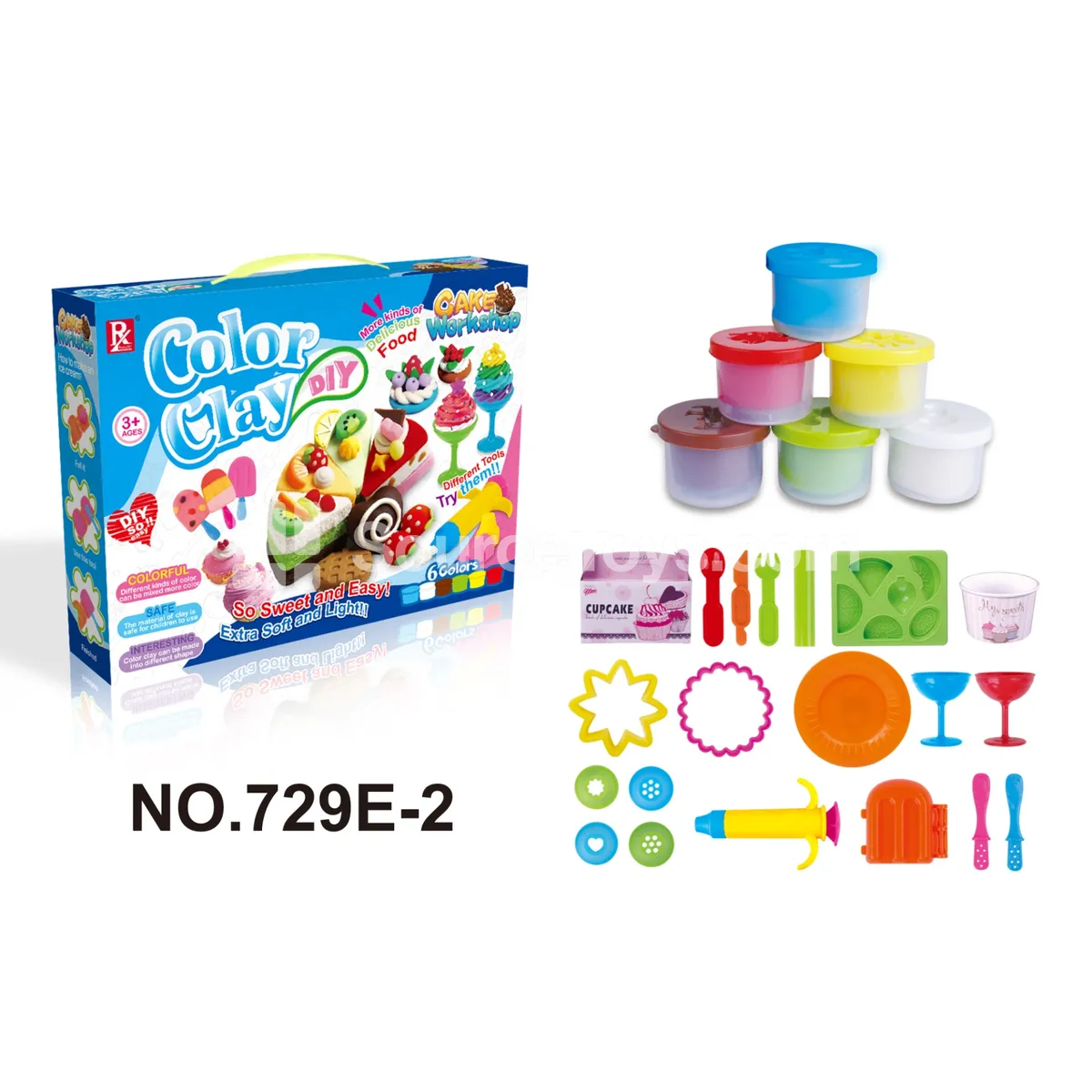 Cake Kitchen Pretend-Play Clay Set Cake Kitchen Pretend-Play Clay Set