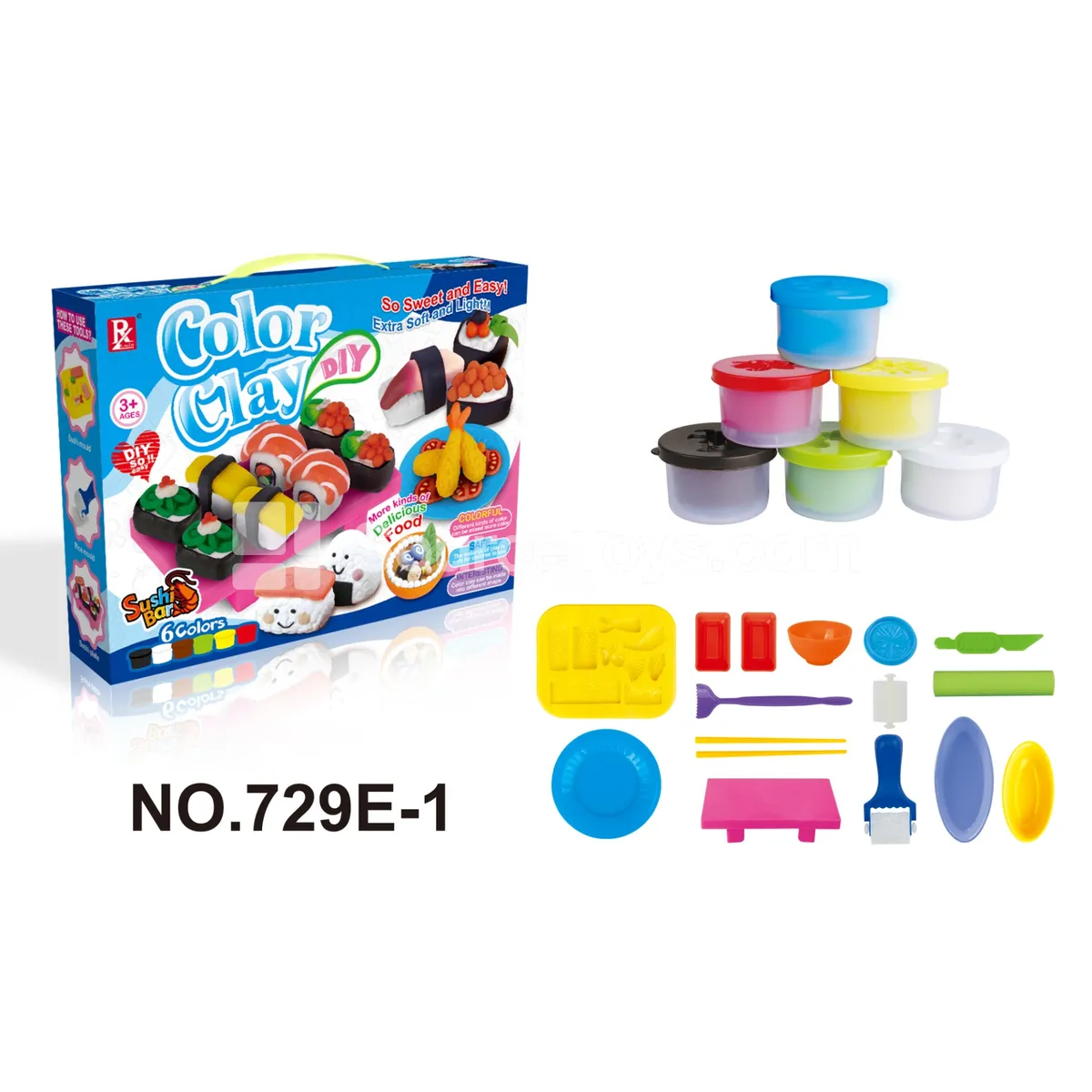 Sushi Pretend-Play Clay Set