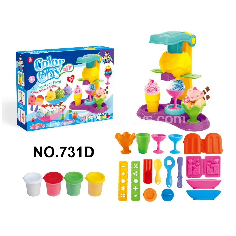 Ice Cream Party Pretend Play Clay Set
