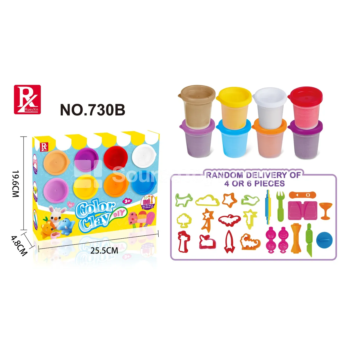8-Color Wheat Dough Set (Pretend-Play Dough) 8-Color Wheat Dough Set (Pretend-Play Dough)