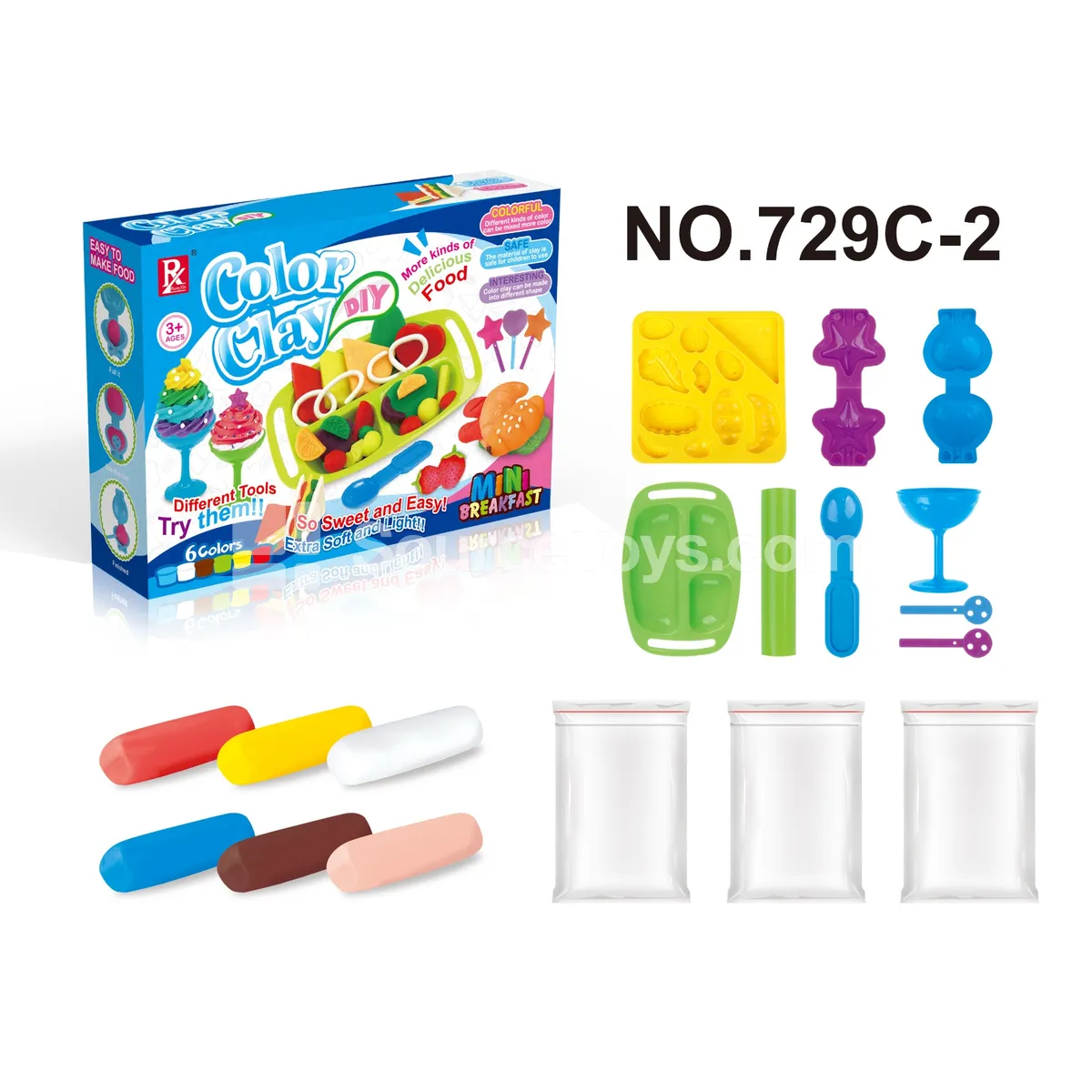Mini Breakfast Pretend-Play Clay Set Mini Breakfast Pretend-Play Clay Set