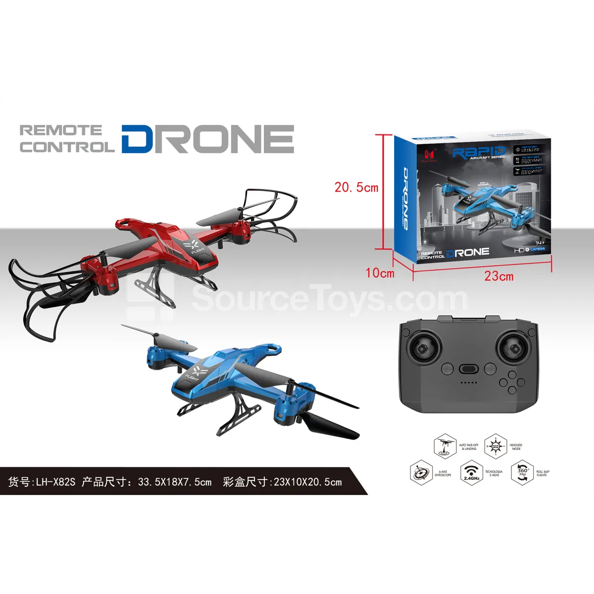 4-Axis Remote Control Helicopter with Obstacle Avoidance