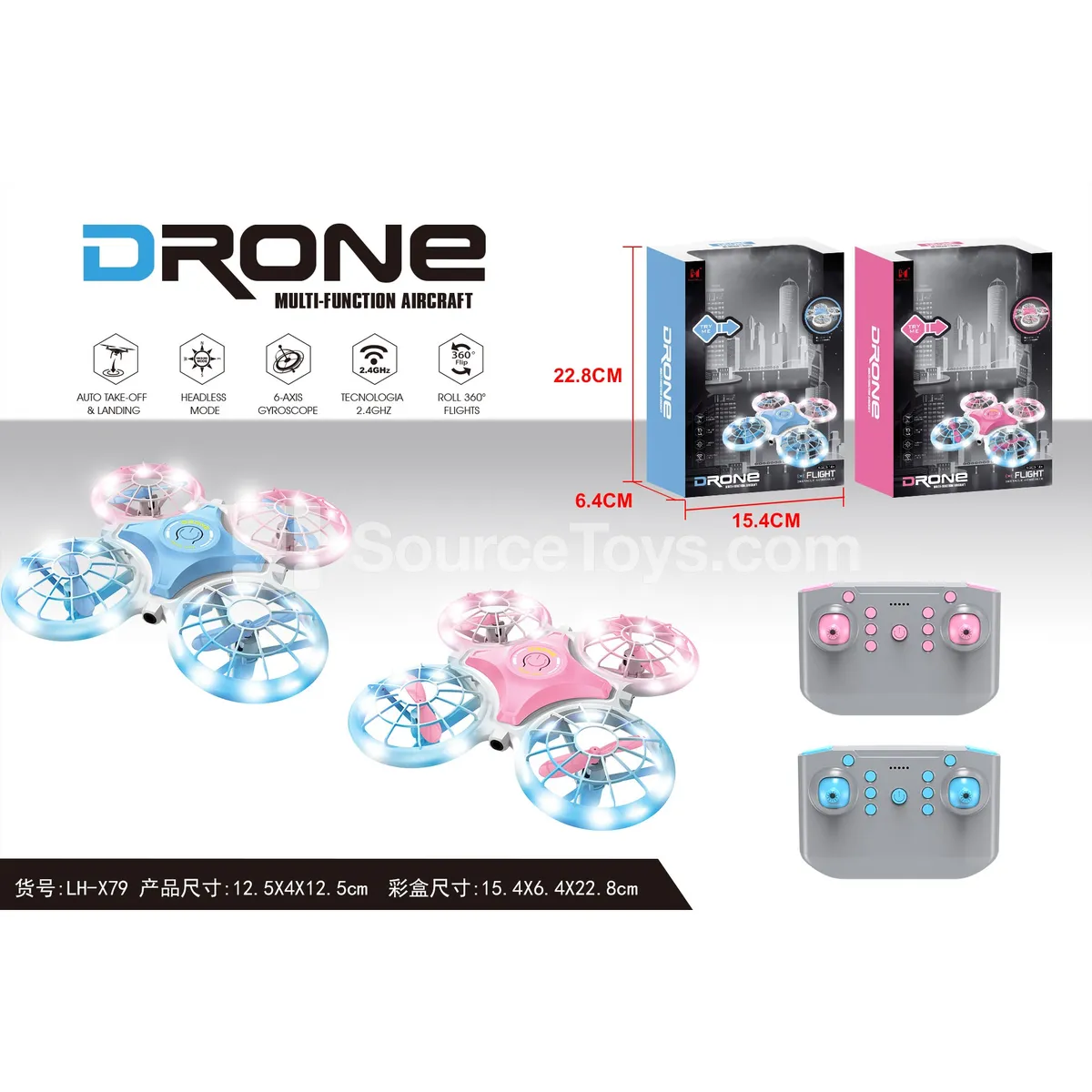 4-Axis Drone with Altitude Hold