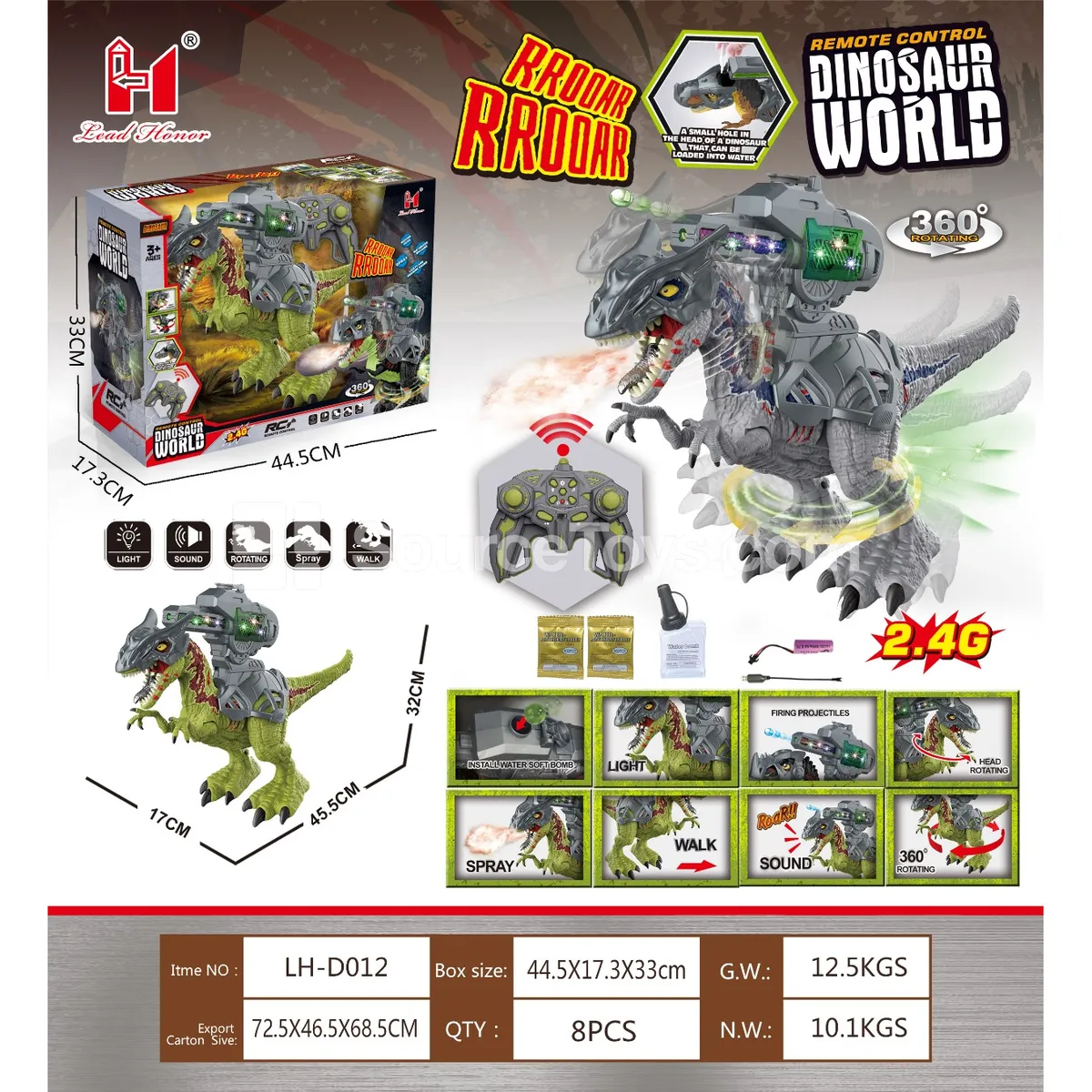 2.4G Remote Control Raptor Dinosaur 2.4G Remote Control Raptor Dinosaur