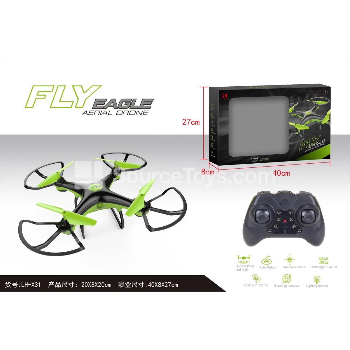 Quadcopter Drone with Altitude Hold