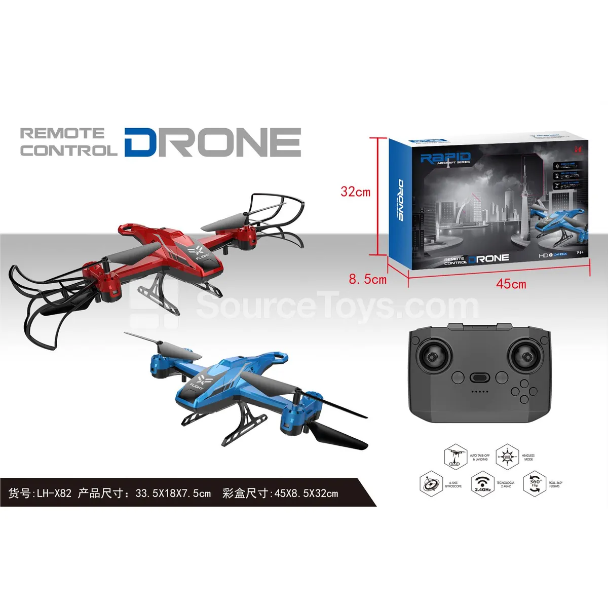 4-Axis Remote Control Airplane with Obstacle Avoidance (Camera, Battery Included) 4-Axis Remote Control Airplane with Obstacle Avoidance (Camera, Battery Included)