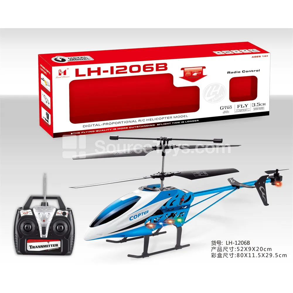3.5-Channel Alloy RC Airplane with Gyro
