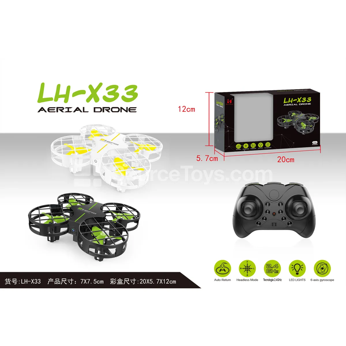 4-Axis Drone with Altitude Hold