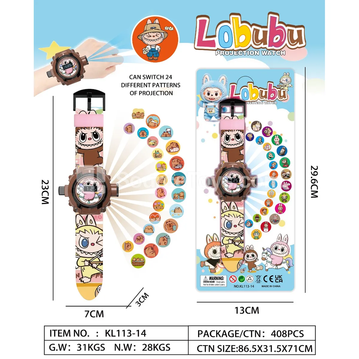 Labubu Projection Watch Labubu Projection Watch