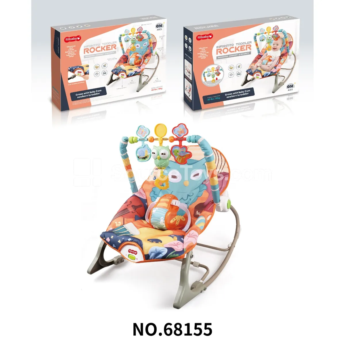 Baby Electric Vibrating Music Rocker Chair, 40lbs/18kg, 0+ Months Baby Electric Vibrating Music Rocker Chair, 40lbs/18kg, 0+ Months