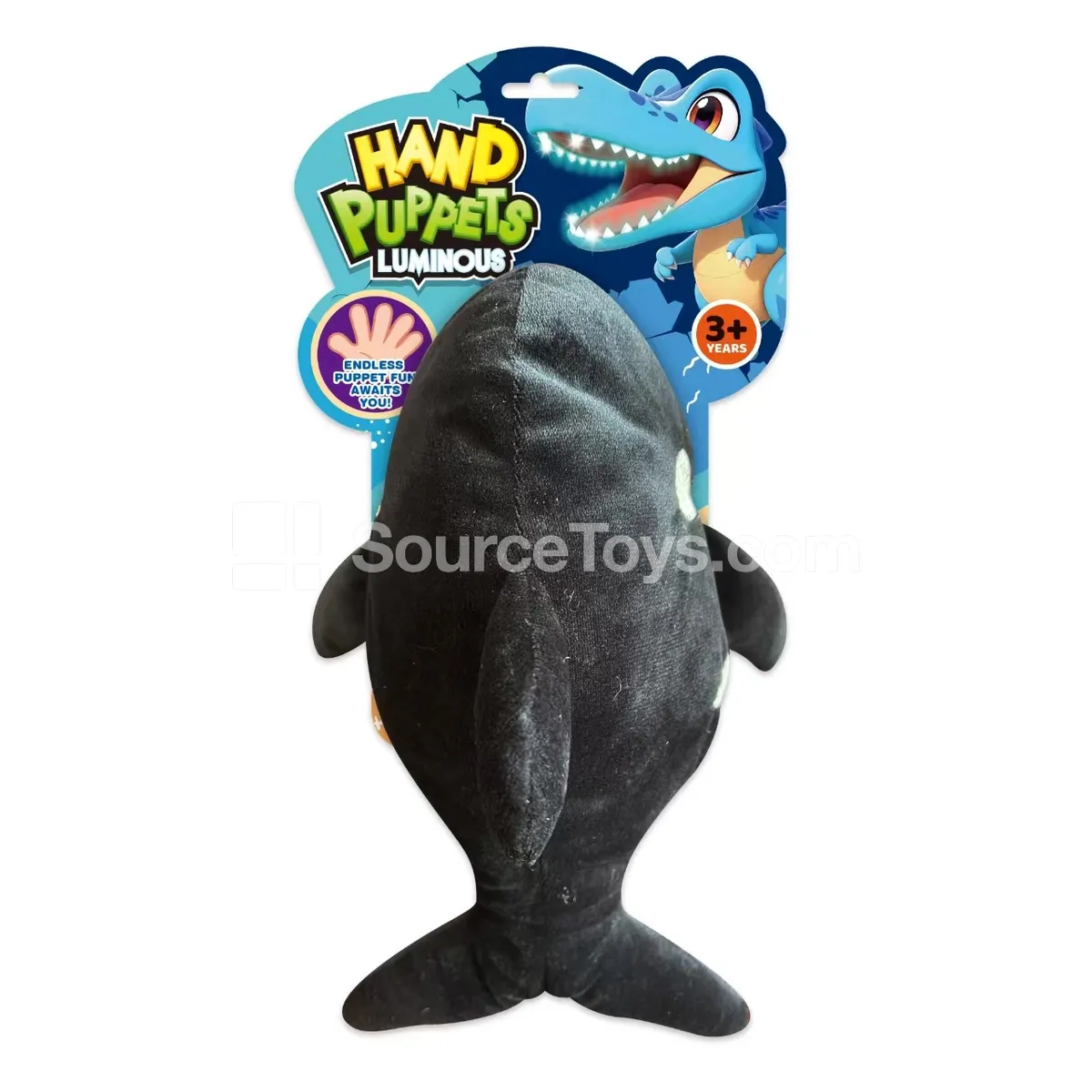 Glow-in-the-Dark Whale Hand Puppet Plush Glow-in-the-Dark Whale Hand Puppet Plush