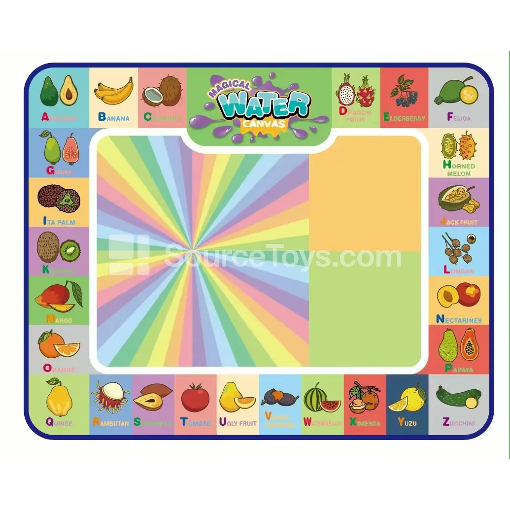 Fruit & Letter Water Drawing Mat Fruit & Letter Water Drawing Mat