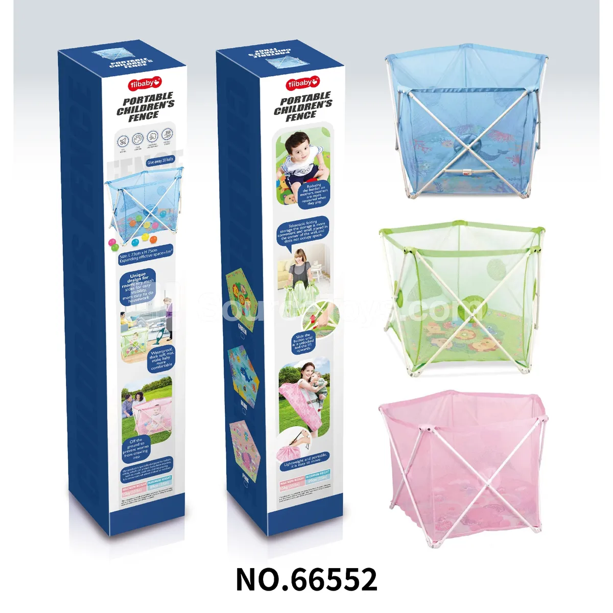 Baby Playpen with 20 Ocean Balls Baby Playpen with 20 Ocean Balls