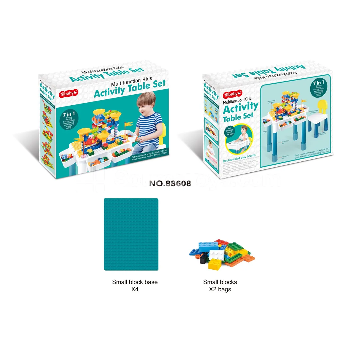Small Particle Building Block Table Small Particle Building Block Table