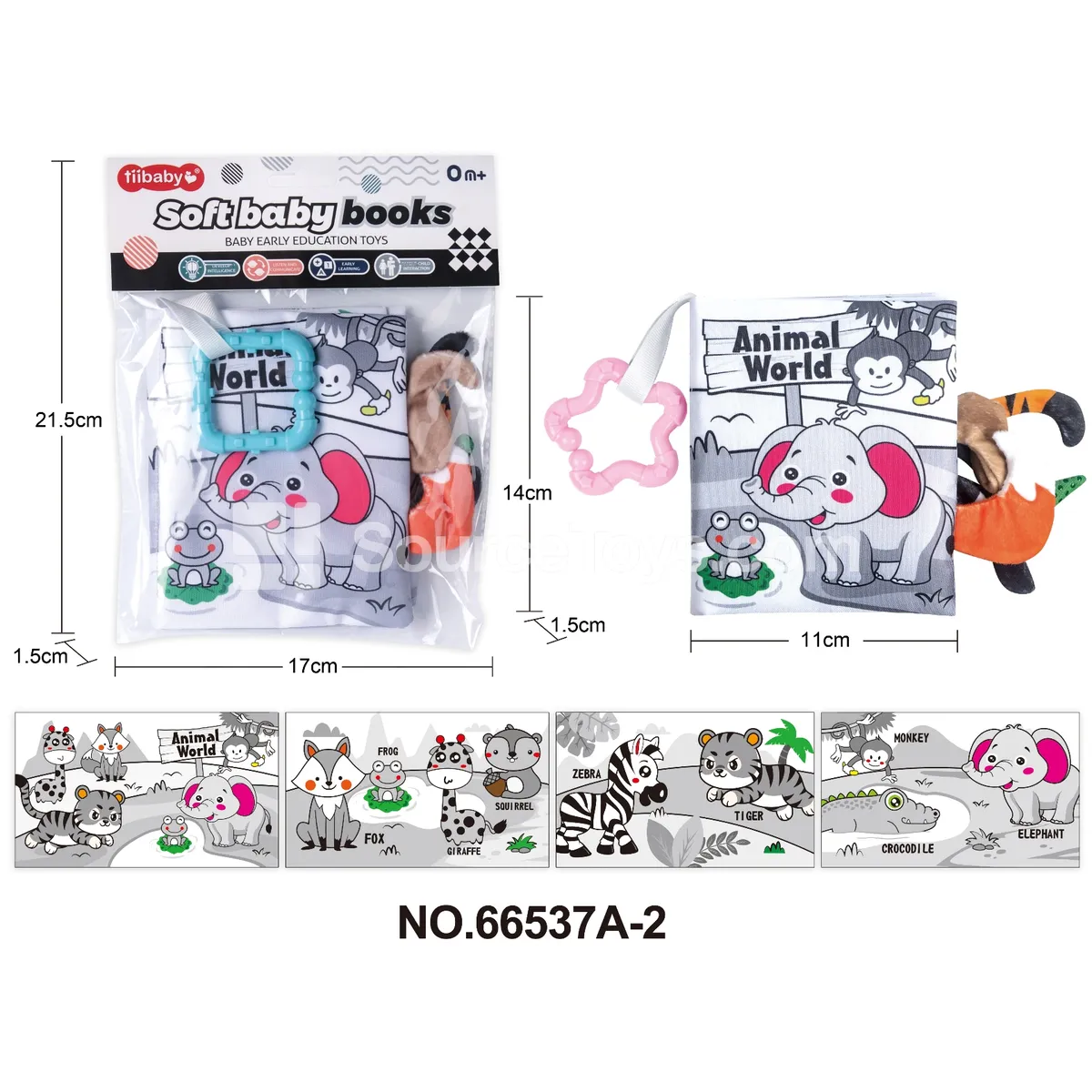 Black & White Fabric Book