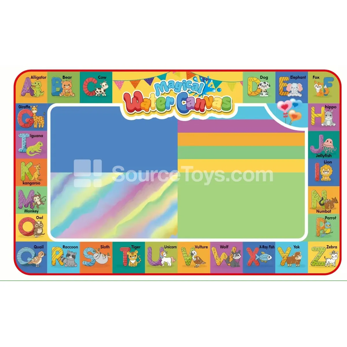 Animal Alphabet Water Drawing Mat Animal Alphabet Water Drawing Mat