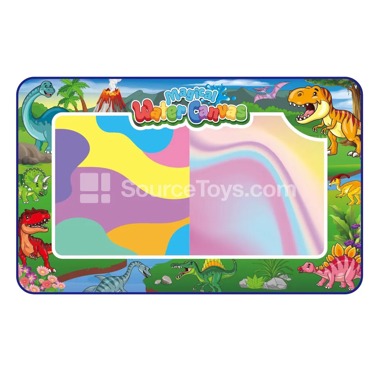 Dinosaur World Water Canvas Dinosaur World Water Canvas