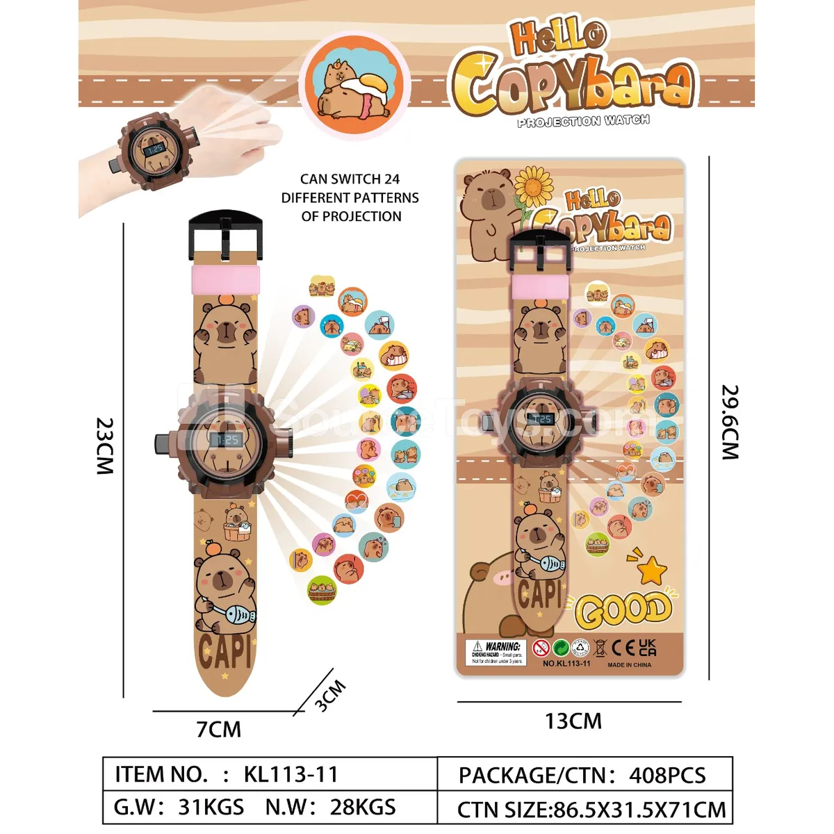 Capybara Projection Watch Capybara Projection Watch