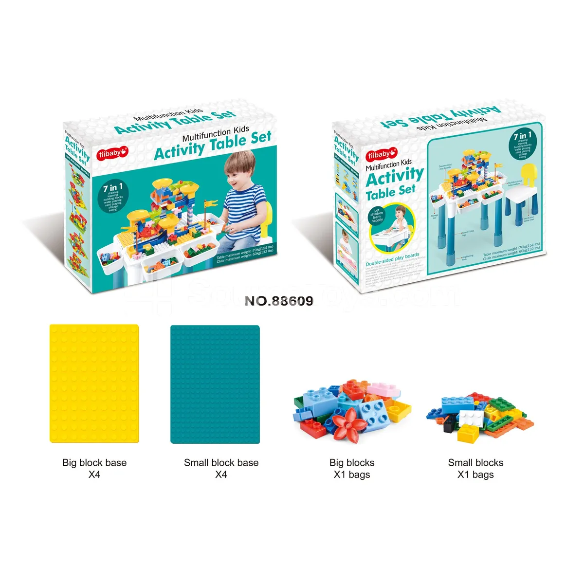 2-in-1 Building Block Table 2-in-1 Building Block Table
