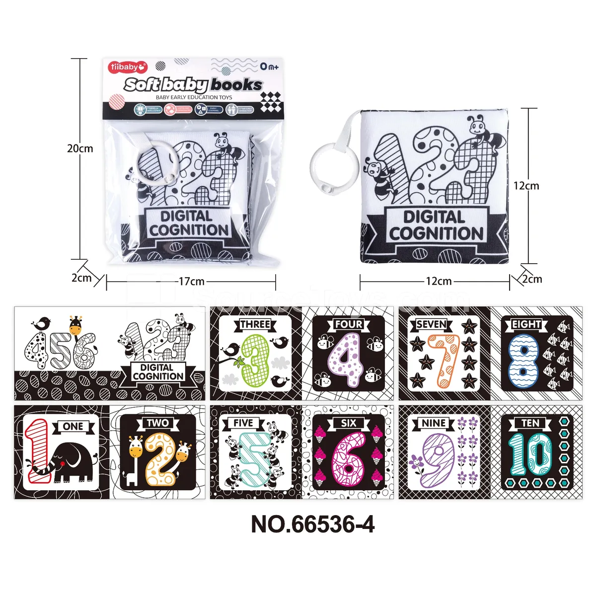 Black & White Fabric Book
