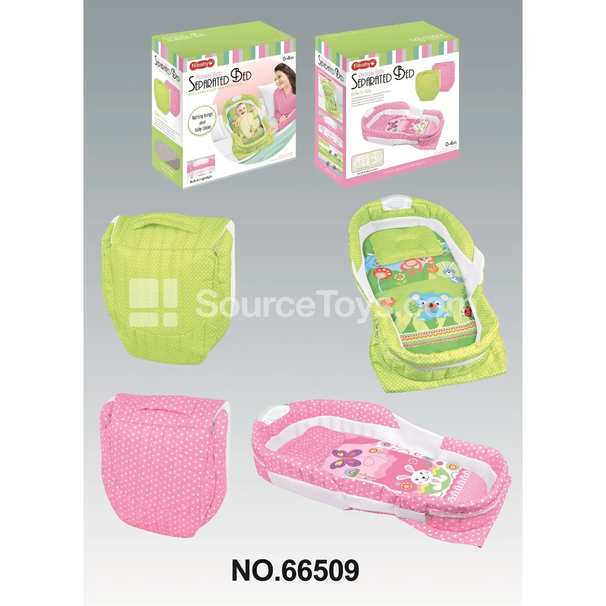 Musical Light Baby Partition Bed Musical Light Baby Partition Bed