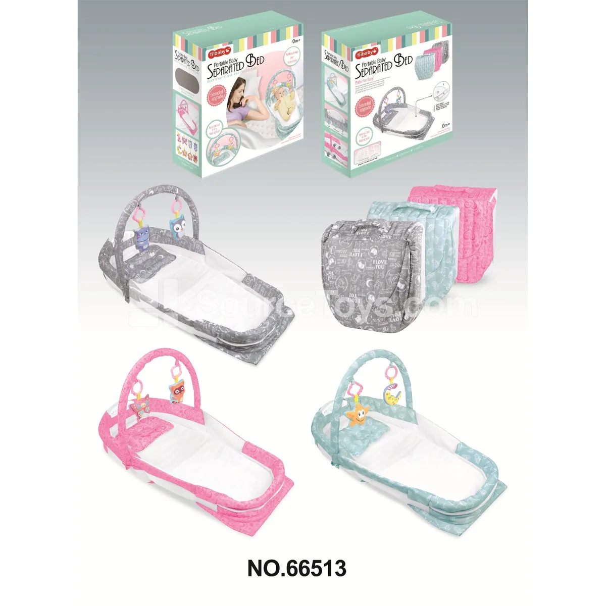Extended Baby Bed with Music and Lights