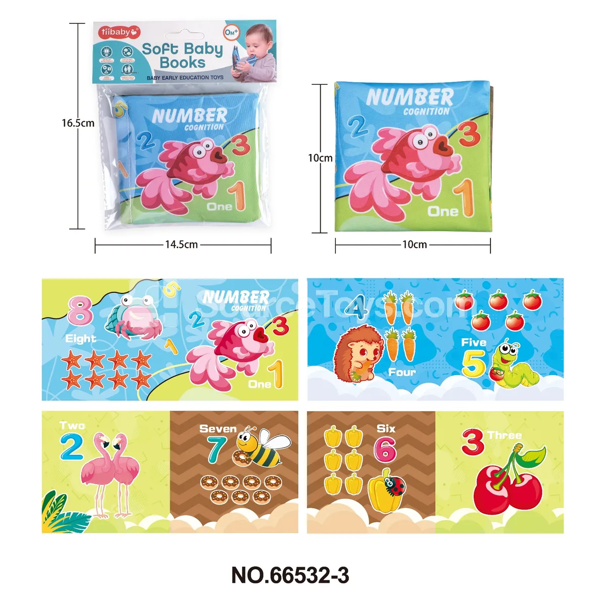 Cartoon Fabric Book