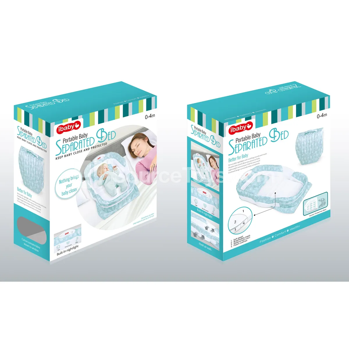 Musical Light Baby Divider Bed