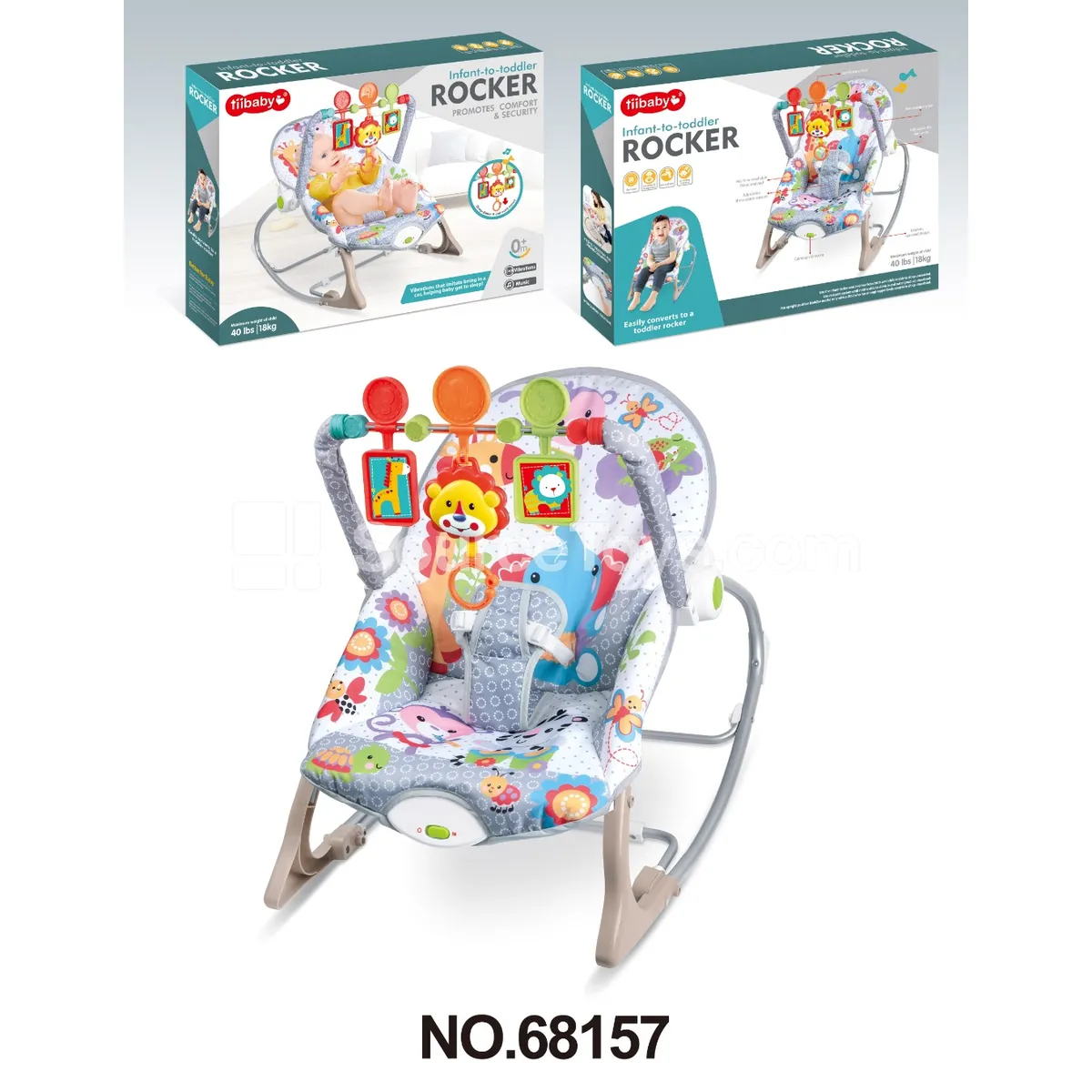 Baby Electric Vibrating Musical Rocking Chair 40lbs/18kg Baby Electric Vibrating Musical Rocking Chair 40lbs/18kg