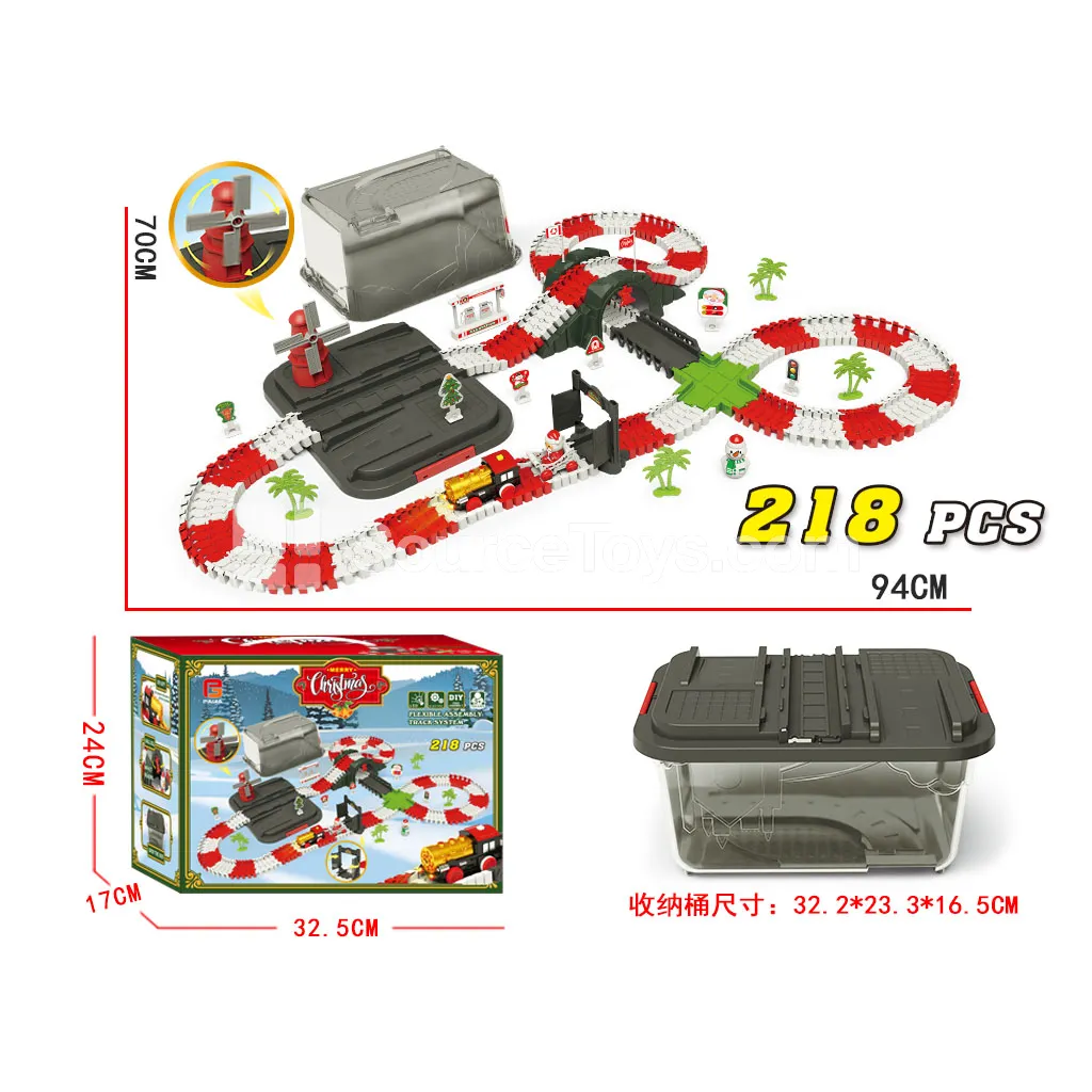 Christmas Electric Train Track Set 218 pcs Christmas Electric Train Track Set 218 pcs