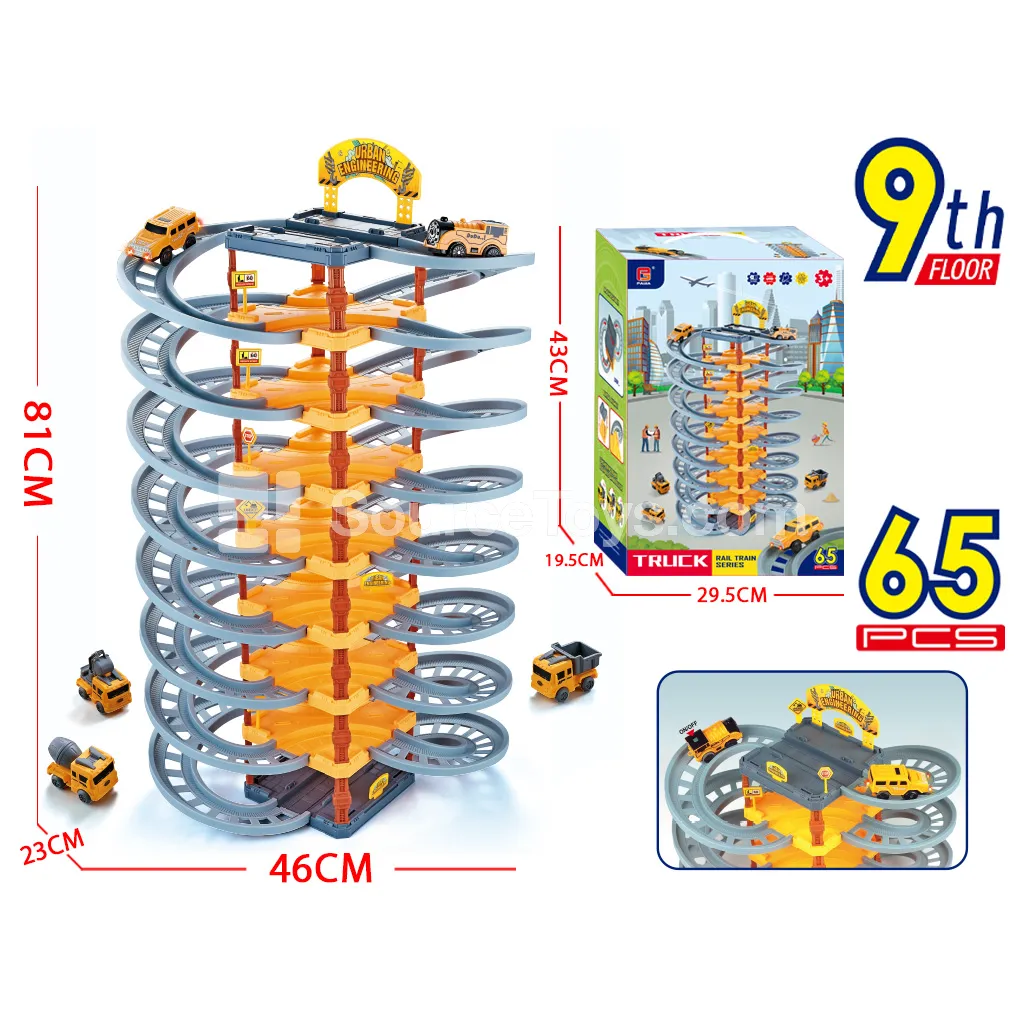9-Story Electric Engineering Vehicle Track Parking Garage