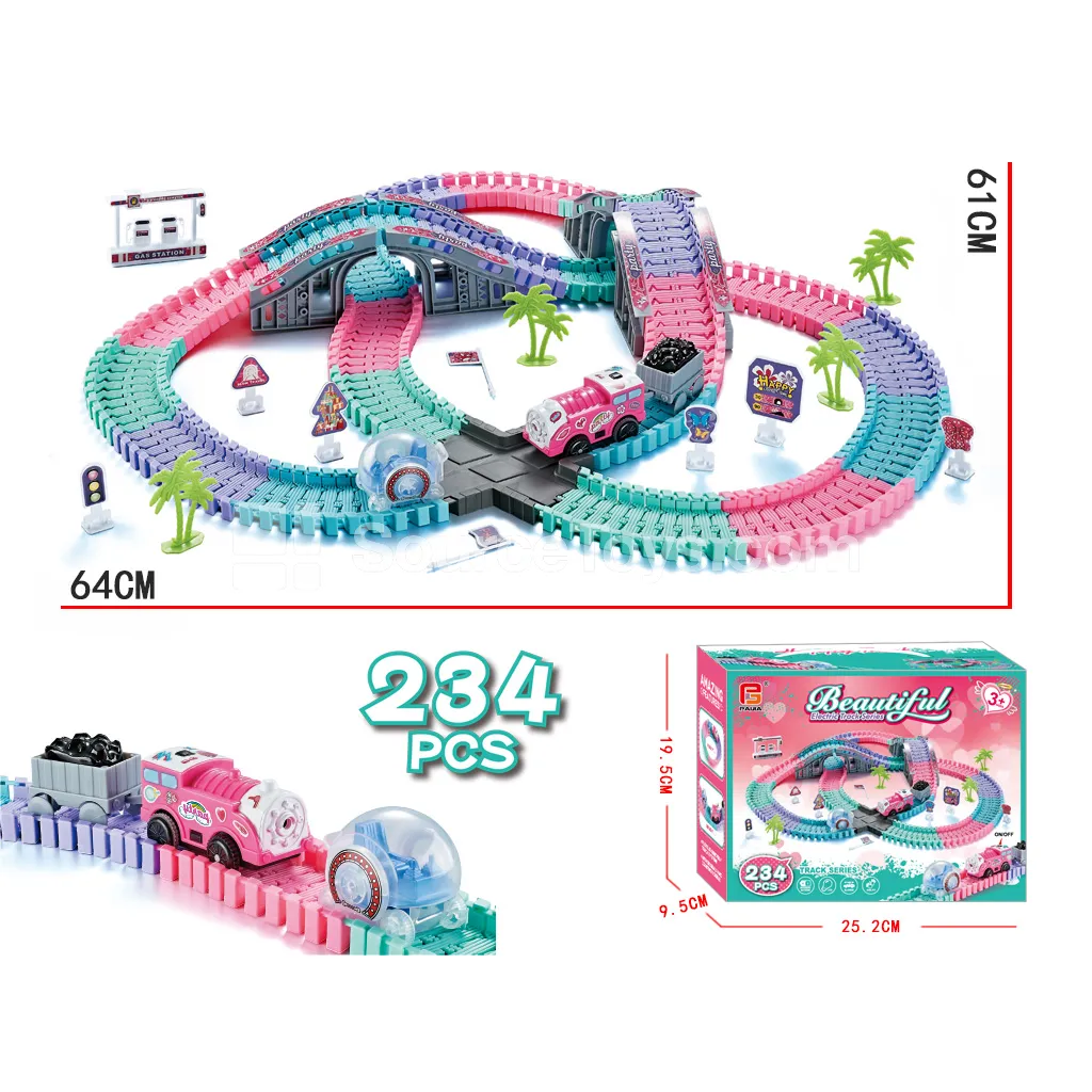 Girls' Electric Track Train Set