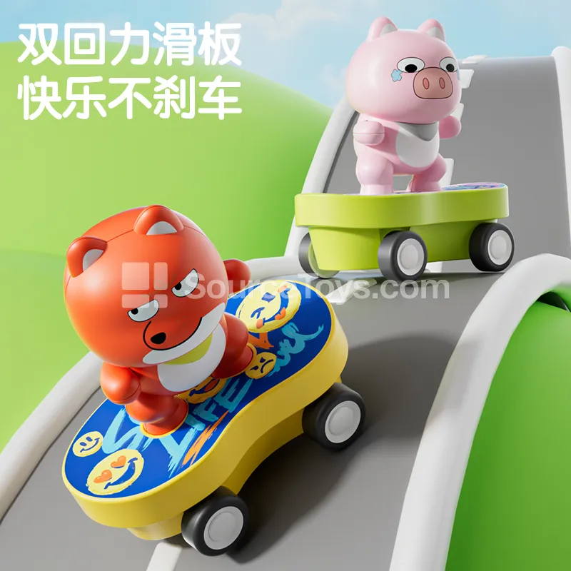 Display Box Inertial Double Pull-Back Mini Scooter Finger Toy Car Display Box Inertial Double Pull-Back Mini Scooter Finger Toy Car