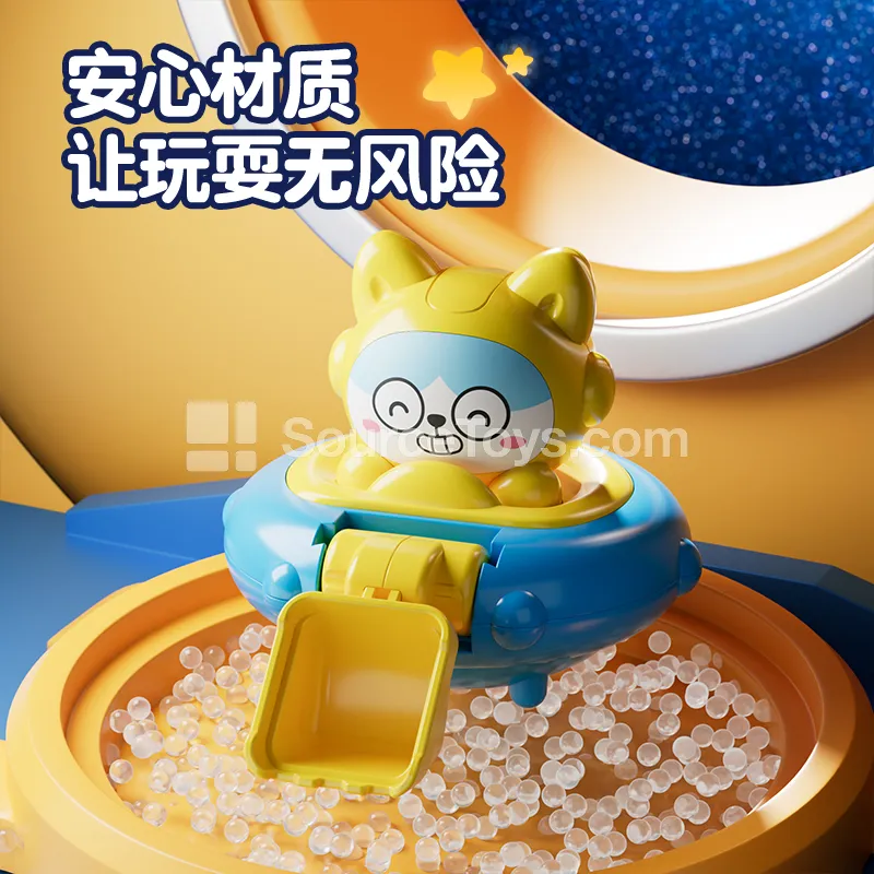 Friction Powered Toy Car with Press-and-Go Disc & Construction Vehicle Design Friction Powered Toy Car with Press-and-Go Disc & Construction Vehicle Design