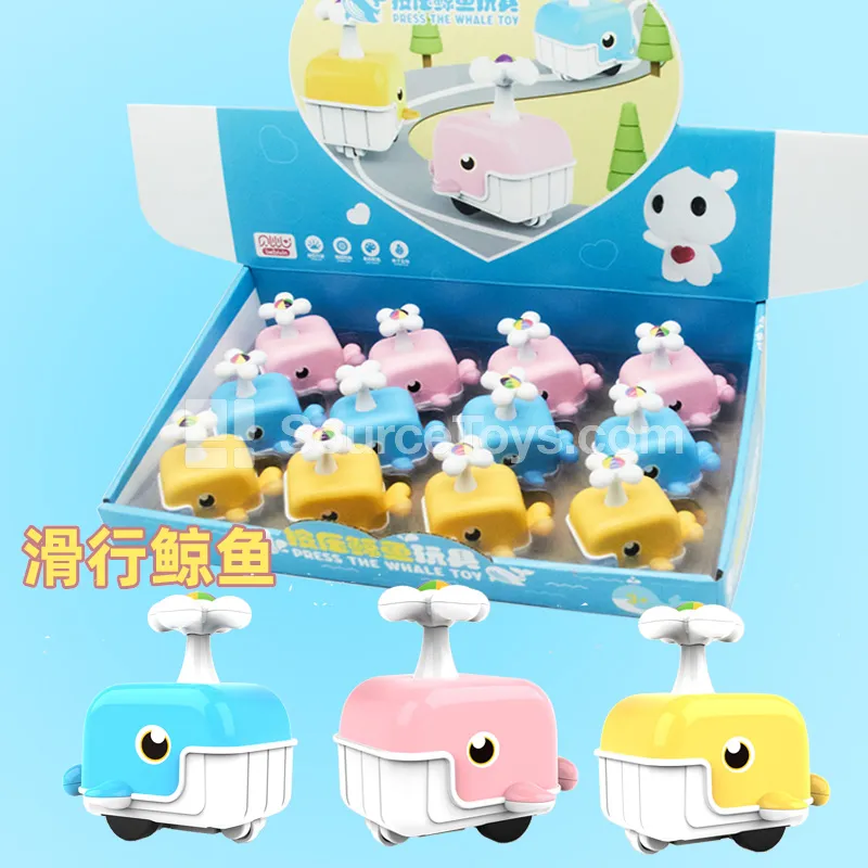 Whale Push Car with Inertia - Friction Powered Toy Car Whale Push Car with Inertia - Friction Powered Toy Car
