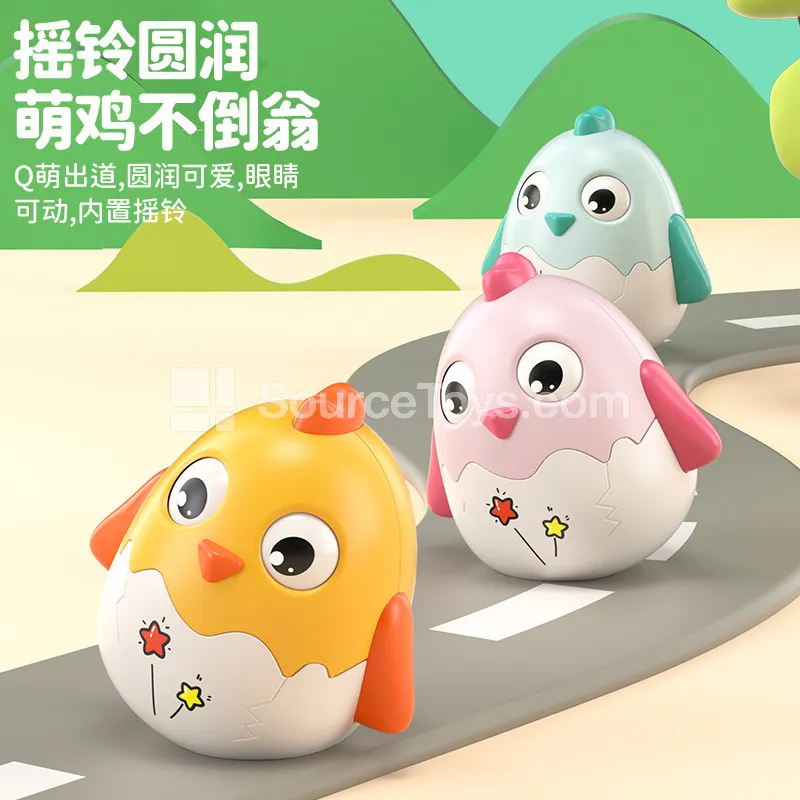 Baby Wobble Toy with Bell Rattle in Display Box Baby Wobble Toy with Bell Rattle in Display Box