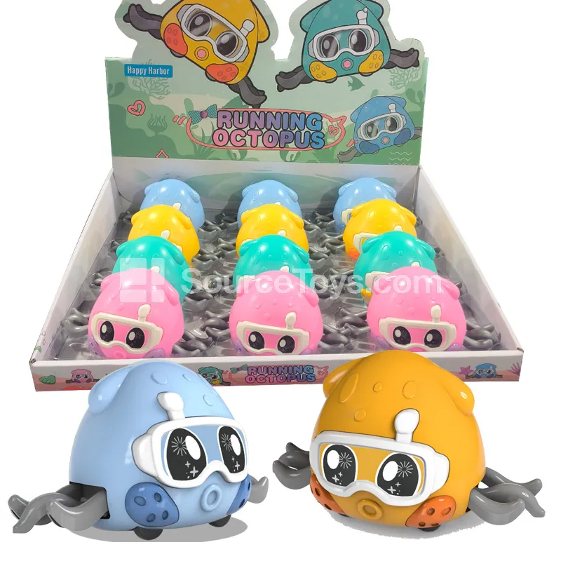 Double Pull-Back Octopus Toy in Display Box Double Pull-Back Octopus Toy in Display Box