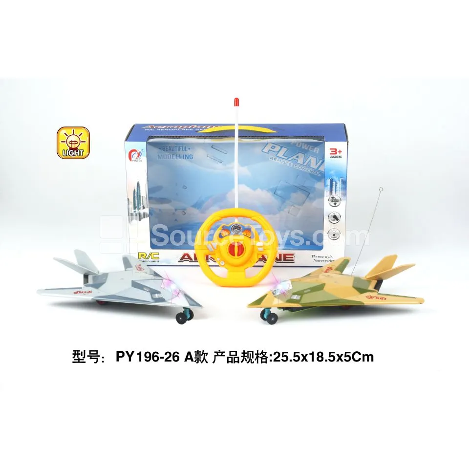 2-Channel Remote Control Fighter Jet with Lights