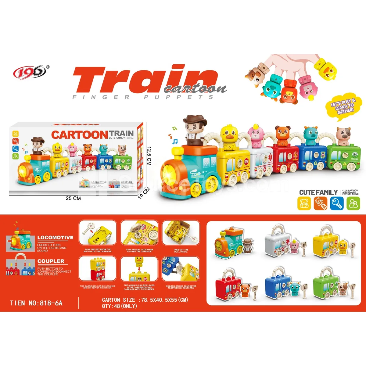 Train Toy with Key Matching Train Toy with Key Matching