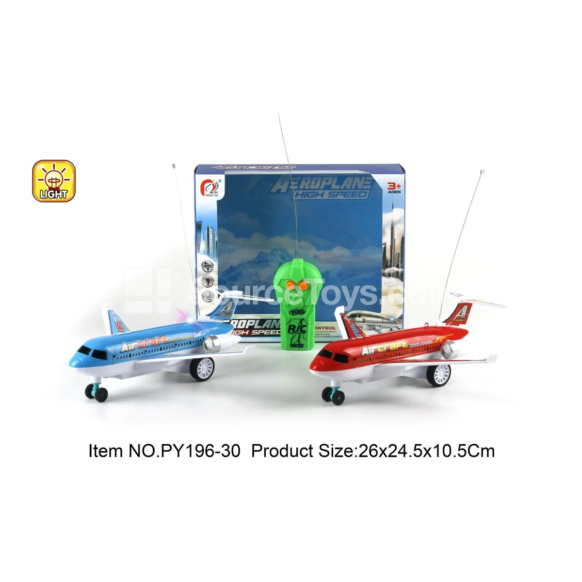 2-Channel RC Passenger Plane with Lights 2-Channel RC Passenger Plane with Lights