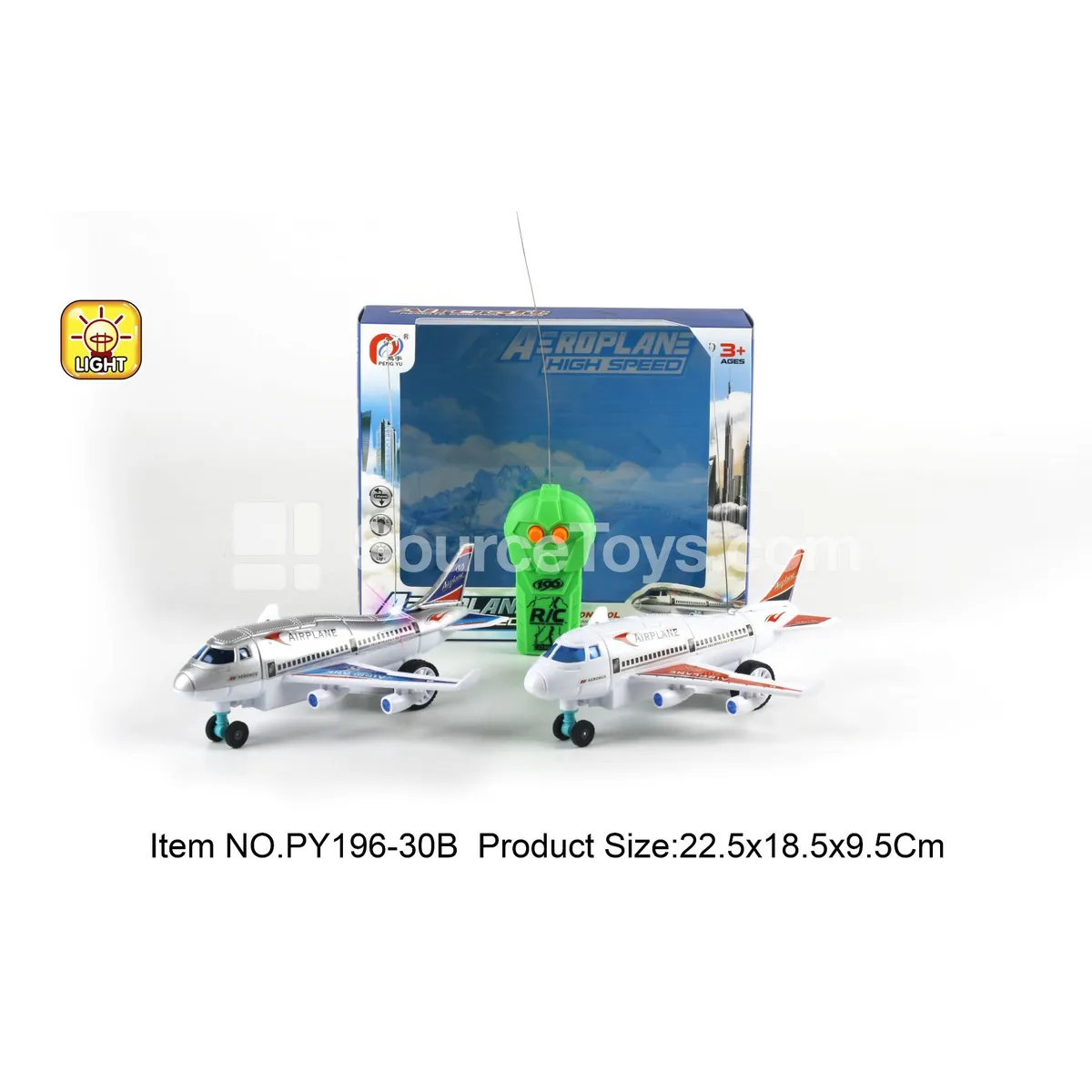 2-Channel Remote Control Passenger Airplane (with Lights) 2-Channel Remote Control Passenger Airplane (with Lights)