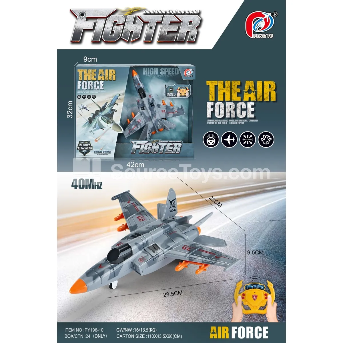 4-Channel Remote Control Fighter Jet 4-Channel Remote Control Fighter Jet