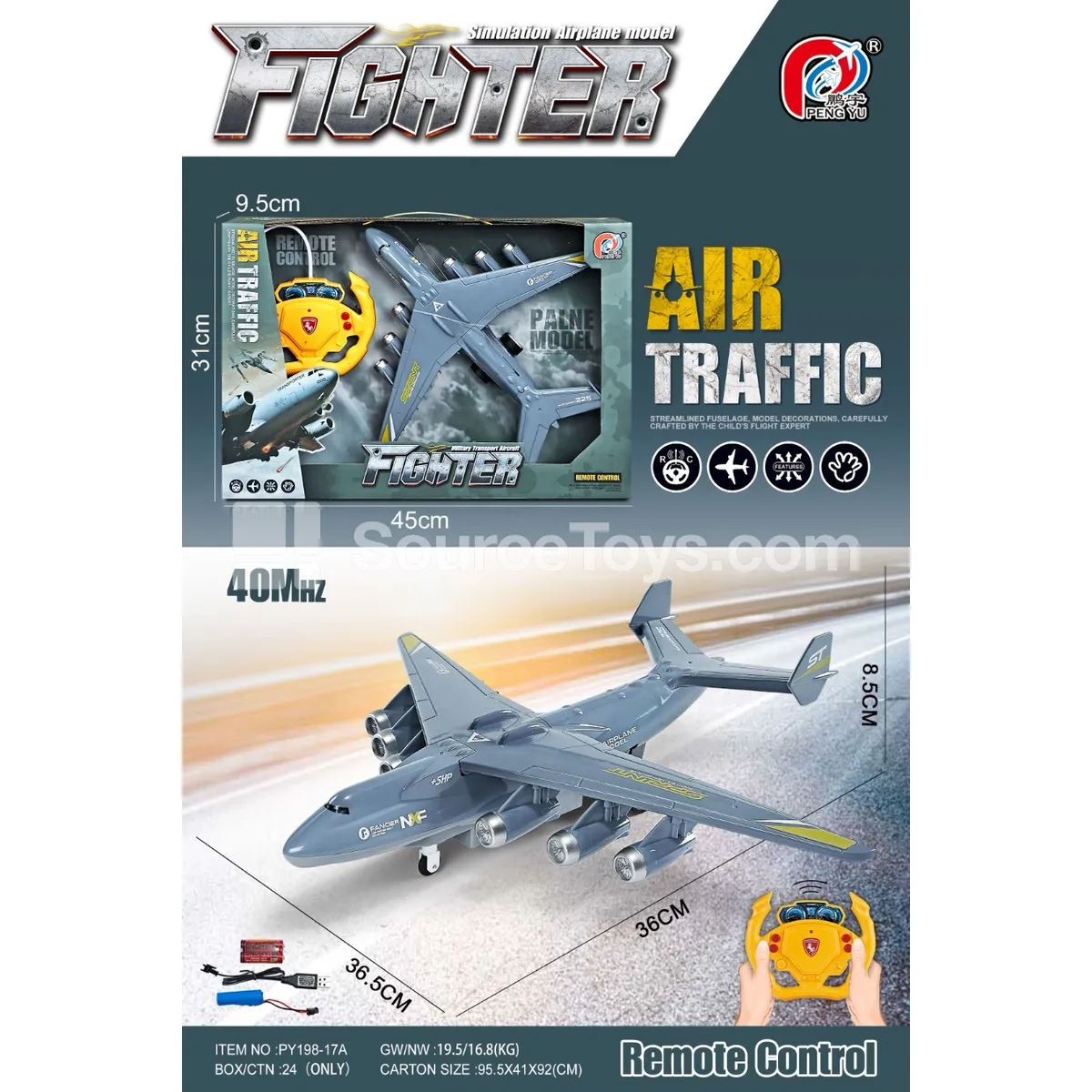 4-Channel Remote Control Transport Plane AN25 4-Channel Remote Control Transport Plane AN25